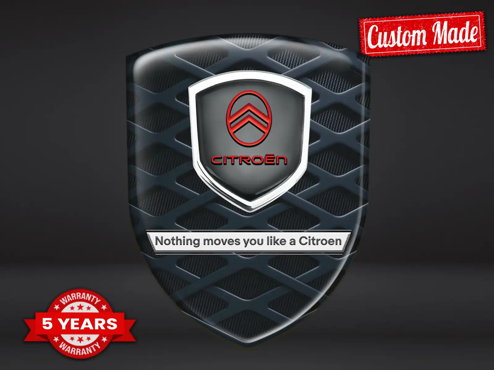 Citroen Stickers Logo Imprimés Course Qualité Personnalisable
